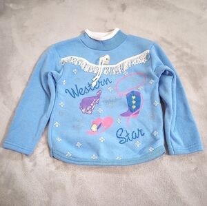 Vintage Western Cowgirl Theme Sweatshirt 5 6